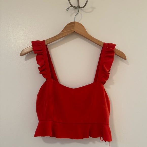 Monroe Ruffle Crop Top - Picture 5 of 6